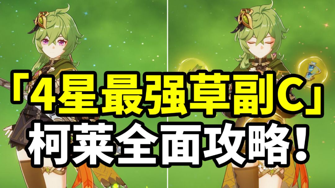 【原神】平民萌新玩家如何培养柯莱？全网最详细简单易懂攻略！#攻略大师#截图