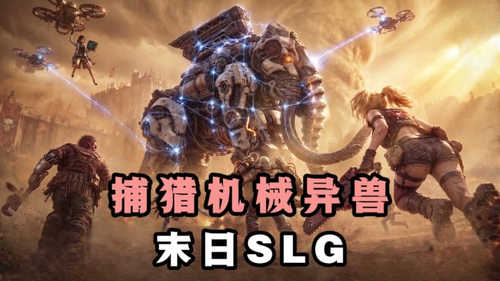 🔥末日废土风 SLG来了，可以捕猎机械异兽❗️截图