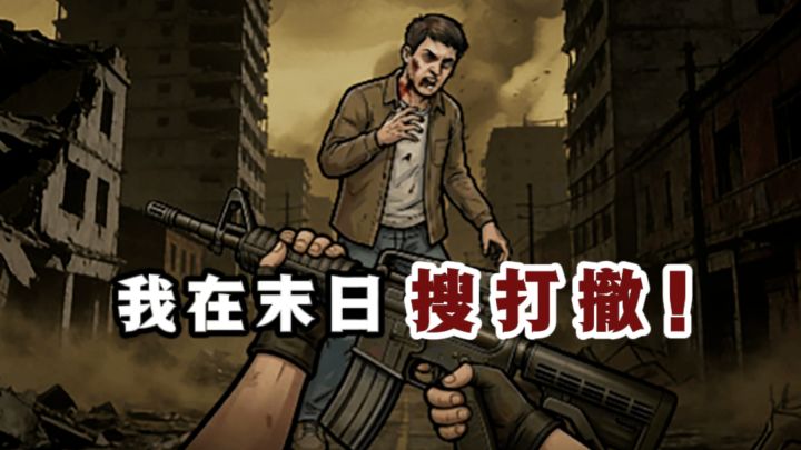 来了，我在末日打丧尸🧟‍♂️，搜物资❗截图