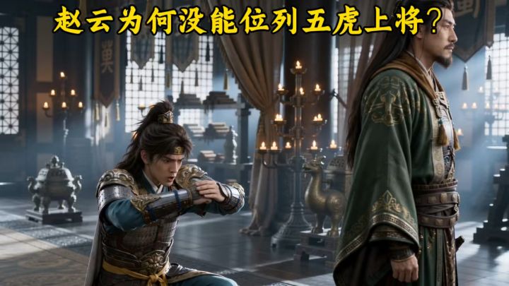 赵云质问刘备为何他没能当上五虎上将!截图