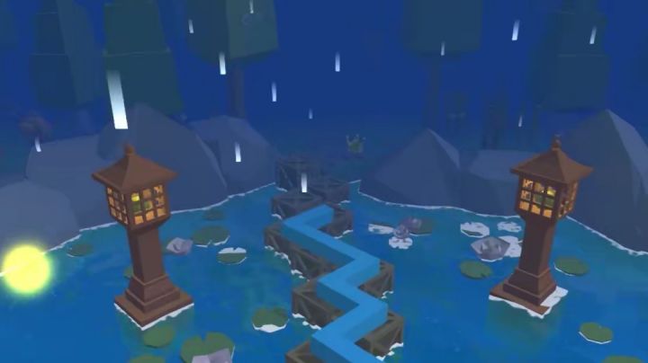 跳舞的线饭制关卡:霖,一起在雨夜漫步吧!截图