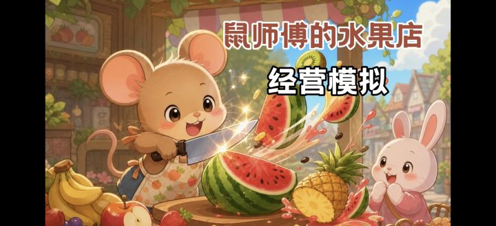 竖屏休闲摸鱼切水果,今天又是当老板的一天截图