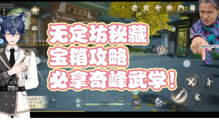 【活动攻略】必拿奇峰武学,无定坊秘藏攻略!截图