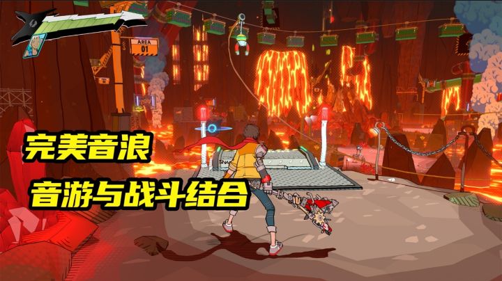 《完美音浪》将音游与战斗巧妙结合的游戏截图
