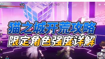 猫之城三位up角色强度详解＃猫之城＃