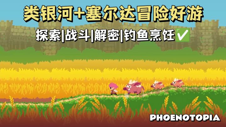 50小时像素冒险大作🔥steam好评移植截图