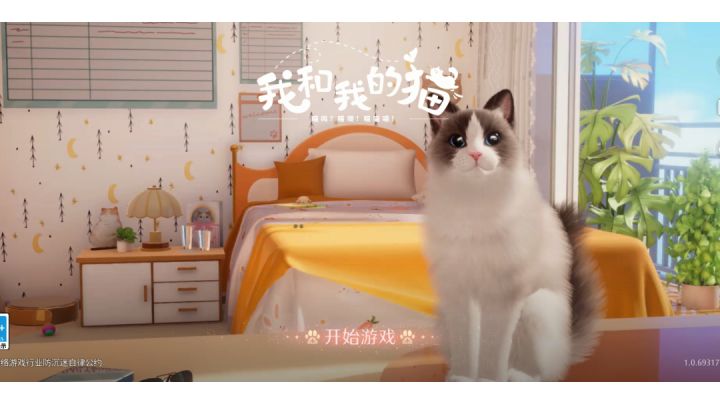 一款比较适合喜欢养猫的伙伴们玩的3D拟真云养猫游戏截图