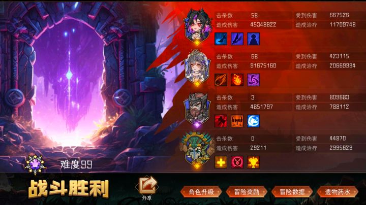 99难已达成截图