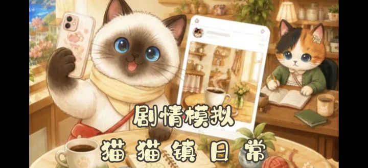 平淡温馨的猫猫🐱🐱镇日常，体验居委会阿豆的生活截图