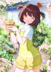 【绘画过程】画了暴吵萌厨的皮肤—星苗絮语