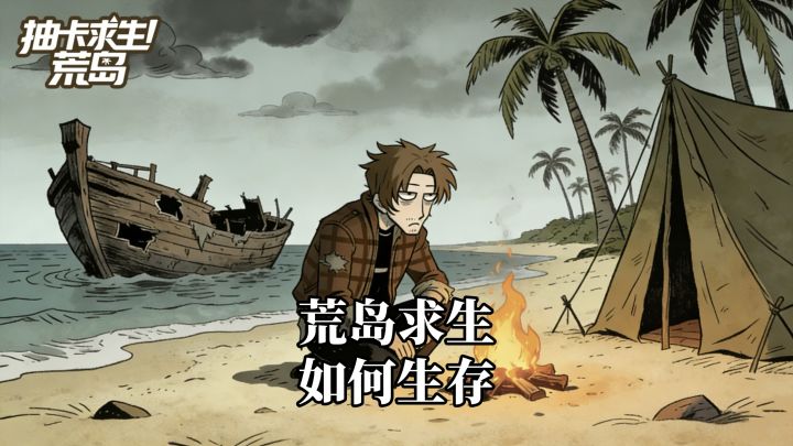流落荒岛,你该如何生存!搜集物资,建造营地。截图