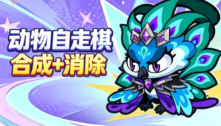 萌宠自走棋3 分钟一局,幽焰孔雀新爪爪登场截图