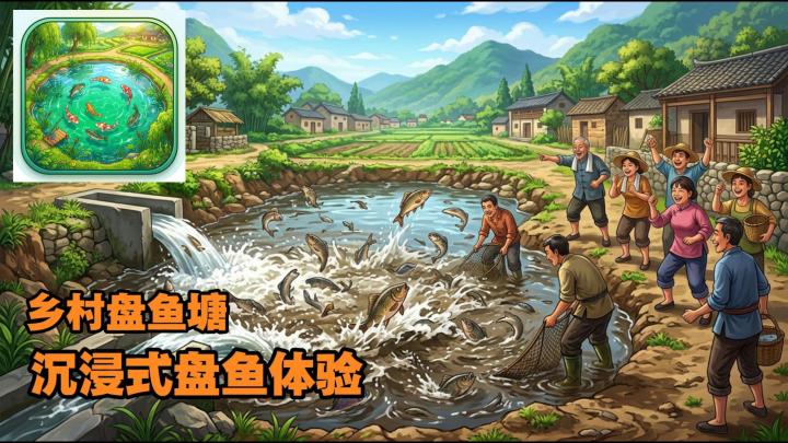 游戏也能盘鱼塘?沉浸式模拟乡村盘鱼塘体验!截图