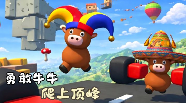 steam原价18,手游免费玩!攀爬动物!勇敢牛牛!直达顶峰截图
