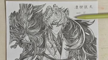 [手绘过程]凛御银灰（精英一）