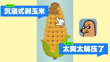 🌸沉浸式剥玉米粒，真的好解压啊～