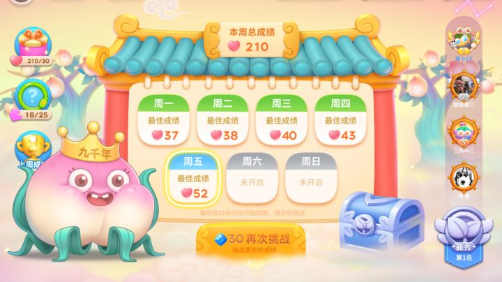 #全民都在保卫萝卜# 【萝卜/保卫萝卜4】萝卜的西游周赛 2022年7月15日周赛攻略之佛系躺平版（52❤）截图