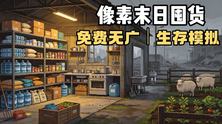 单机免费无广告❗️像素画风❗️自制武器❗️种植蔬菜❗️培养化肥❗️截图