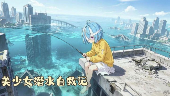 末日海洋生存游戏,海上钓鱼、打捞🎣海底开盲盒🎁截图