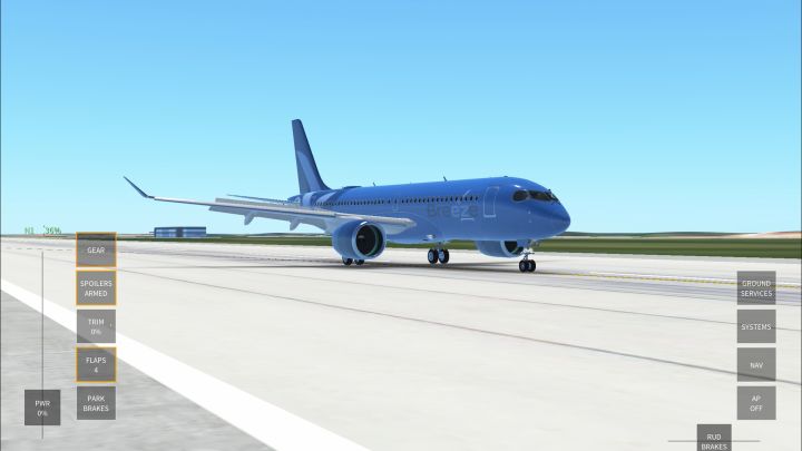 空客A220降落截图
