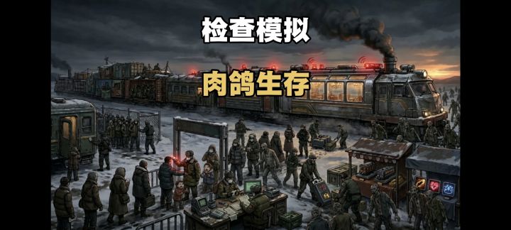 今日体验是AAA末日列车长❗安检模拟玩法,分辨幸存者和感染者❗截图