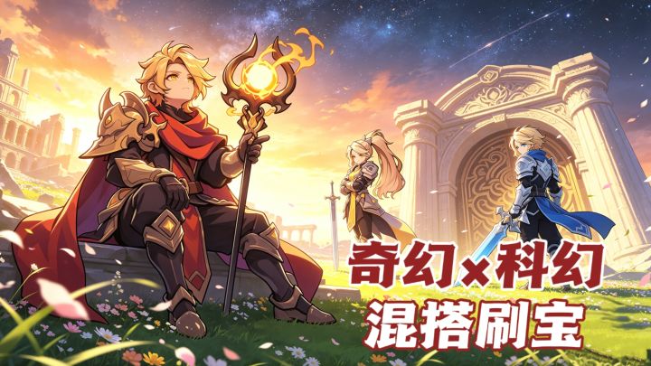 挂机爆装、自由交易!奇幻科幻混搭刷宝RPG截图