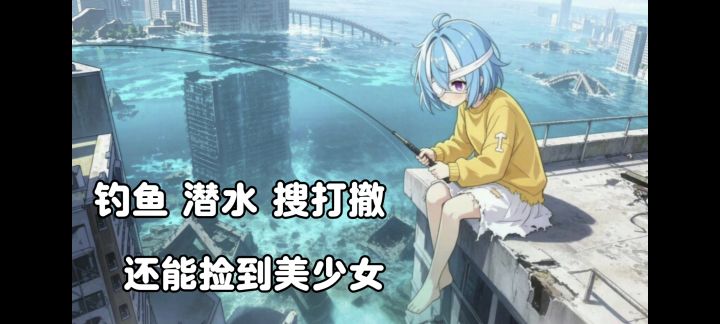钓鱼➕搜打撤➕养成美少女,原来末日生存是这样子的❓❗截图