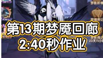 剑与远征梦魇回廊第13期2分40秒作业