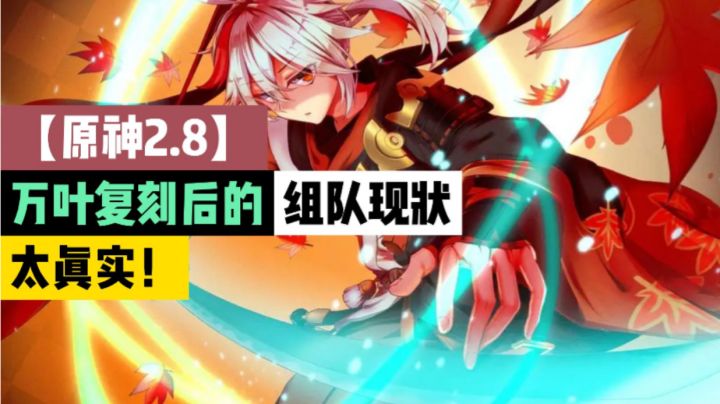【原神2.8】万叶复刻后的组队现状，太真实！截图