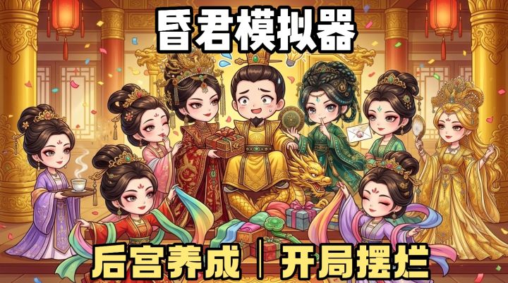 昏君模拟器❗️开局直接摆烂❗️早朝戏弄大臣❗️后宫不断选妃❗️截图