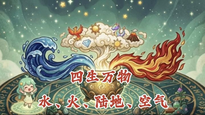 1100+元素，12种类别，从最原始产物合成世间万物截图