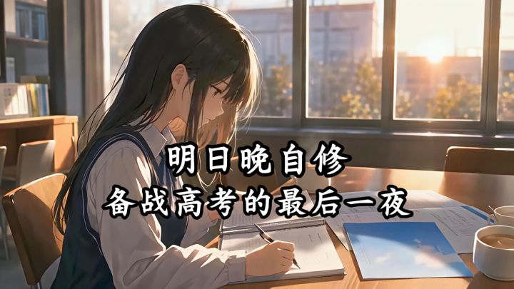 备战高考的最后一个晚自习,这个谁能想得到?截图
