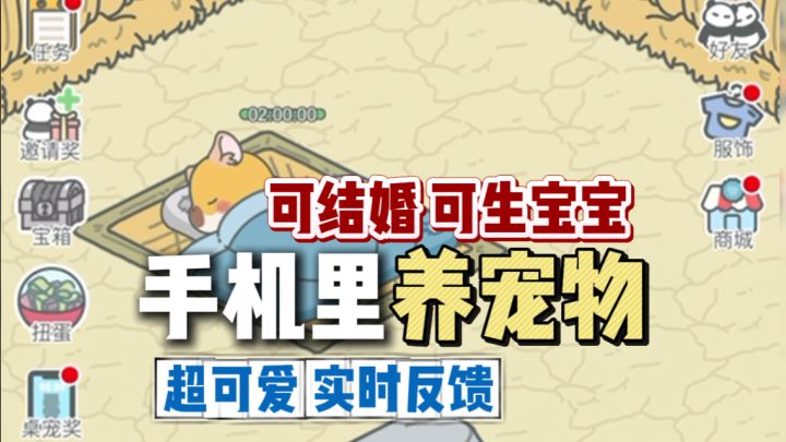 结婚➕生子,一款可以在手机里养宠物的游戏?!截图
