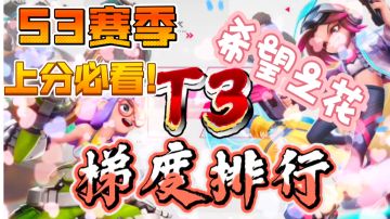 T3梯度排行新赛季必看!冉冉升起的希望之花