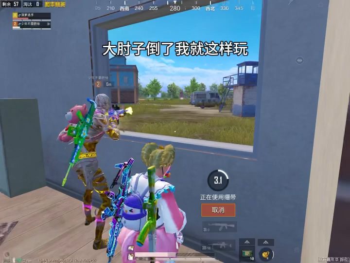 大肘子倒了我就这样玩,直接同归于尽啊!都别玩了!截图