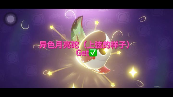异色月亮砣(上弦的样子)Get!截图