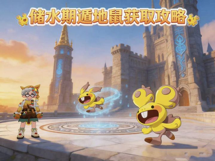 洛克王国世界｜储水期遁地鼠获取攻略截图