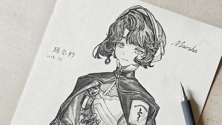 [手绘过程]玛尔纱(洞悉一）截图