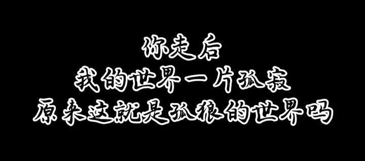 从来没有想过,没有你的世界,我该怎么办,世界好像很安静截图