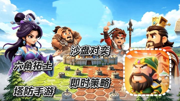 大王请留步:即时策略手游 塔防沙盘对奕 翻六角星盲盒拓土截图