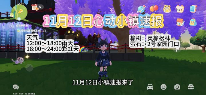 11月12日心动小镇速报截图