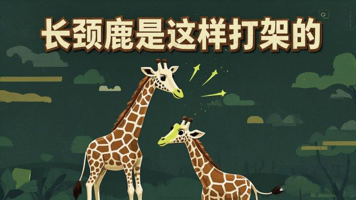 脖子还能这样用?!全网最沙雕的长颈鹿战斗模拟器截图