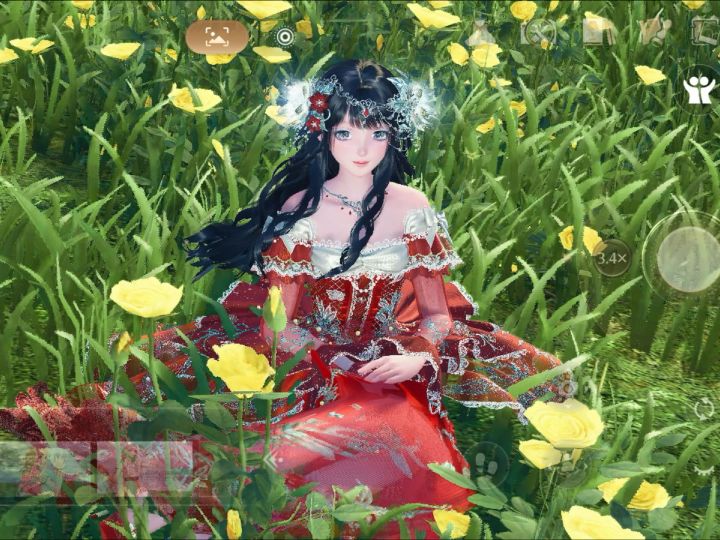 致力于让暖暖坐在任何花丛中截图