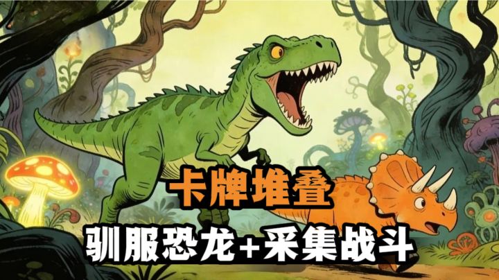 用卡牌驯服恐龙，实现资源采集，体验史前进化❗截图