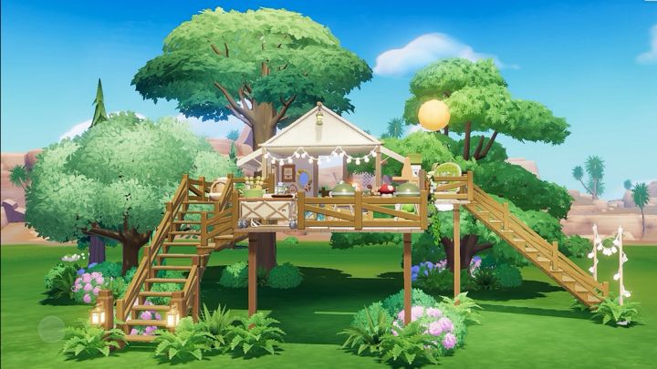春野营地🌿心动小镇露营帐篷⛺️空中营地搭建教程截图