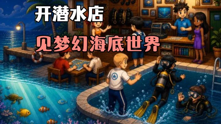 尽情欣赏五光十色的海洋世界!模拟经营,圆各种客人的海洋之梦!截图
