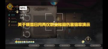 关于暖雪日月两仪最强阳炎斩倍率演示