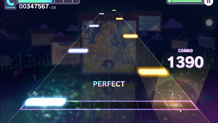 pjsk打歌日常 MarbleBlue.红谱30无背景音乐fc截图