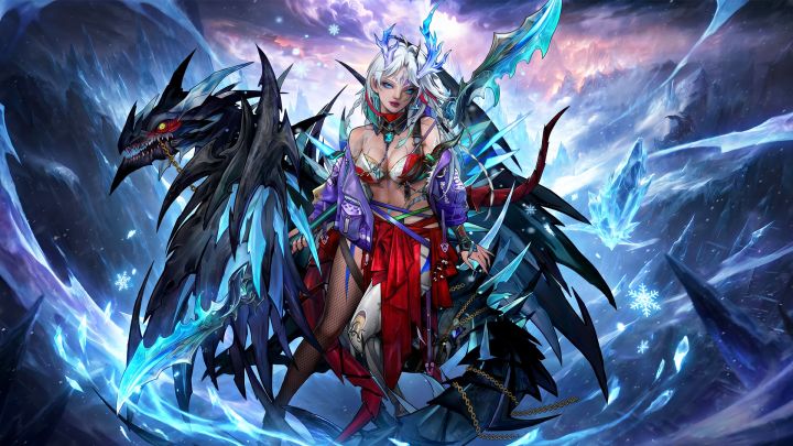 【国际服】首款异化皮肤『终末寒霜之女-拉薇妮娅』截图