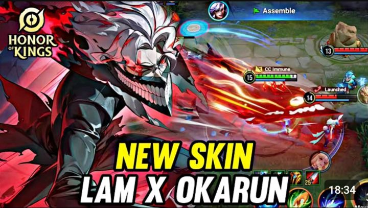 HOK: LAM/OKARUN Gameplay 15 Kills - HONOR OF KINGS截图